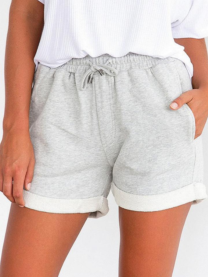 Choies Gray High Waist Shorts
