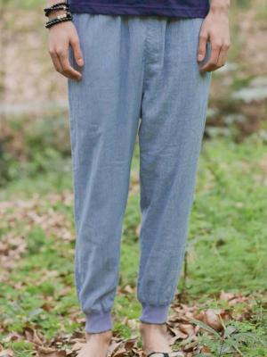 Choies Harem Pants In Blue