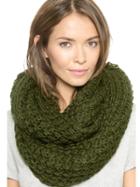 Choies Green Chunky Hand Knitted Snood