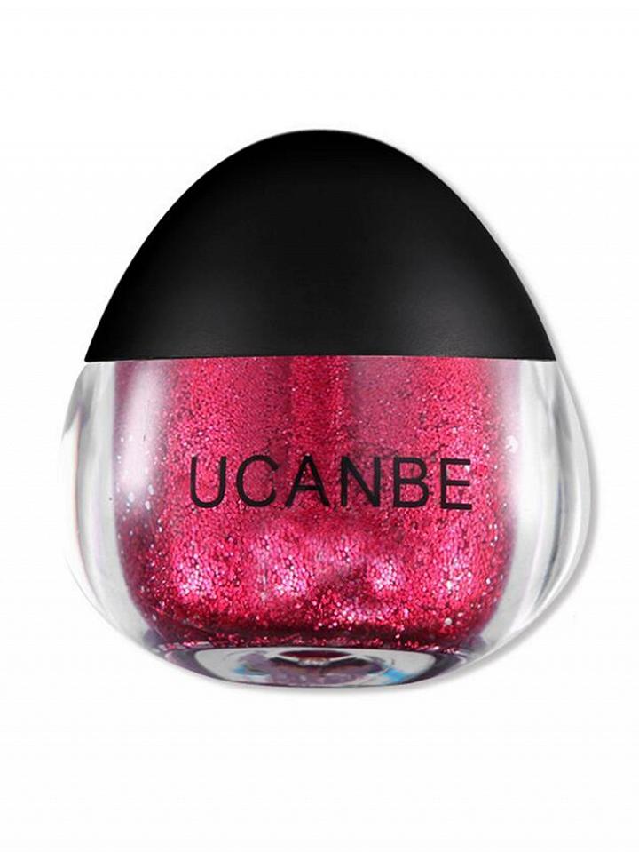 Choies Light Red Sequin Detail Sparking Eye Shadow