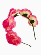 Choies Pink Camellia Hair Garland