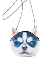 Choies Husky Dog Chain Cross Body Bag