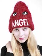 Choies Red Letter Pattern Knitted Hat