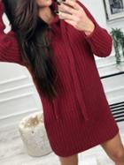 Choies Red Ribbed Long Sleeve Chic Women Hoodie