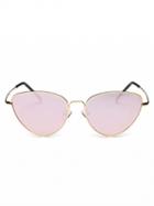 Choies Light Pink Cat Eye Frame Sunglasses