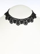 Choies Black Lace Choker Necklace