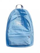 Choies Blue Lightwash Embroidery Letter Classic Backpack