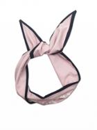 Choies Pink Letter Heart Print Rabbit Ear Vintage Women Headband