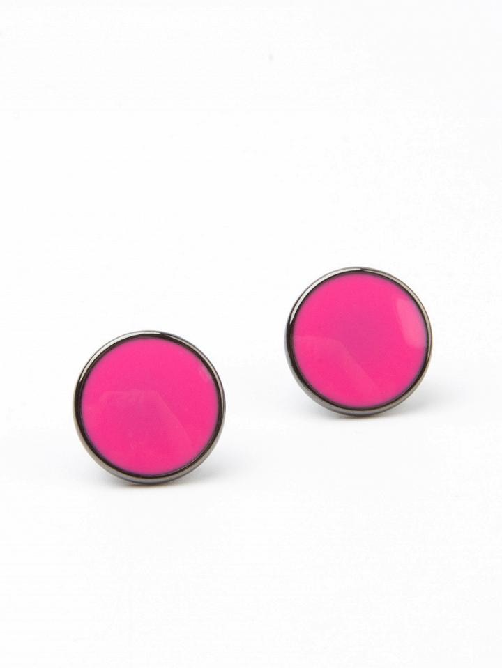 Choies Hot Pink Stud Earrings