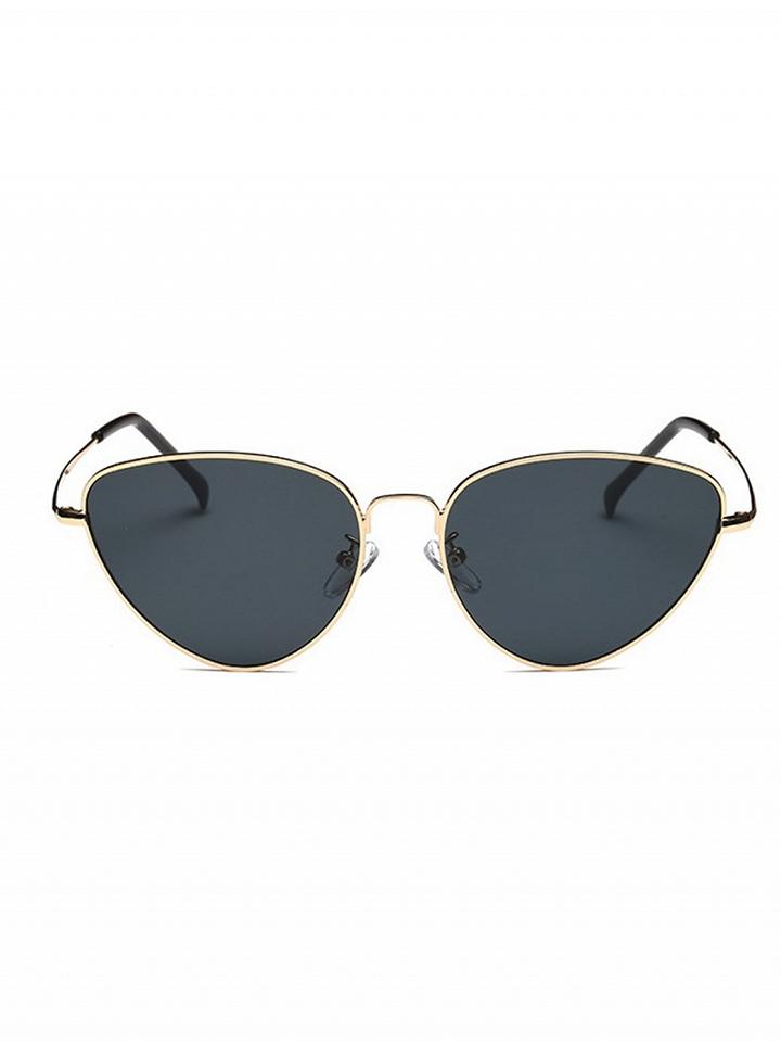 Choies Dark Green Cat Eye Frame Sunglasses
