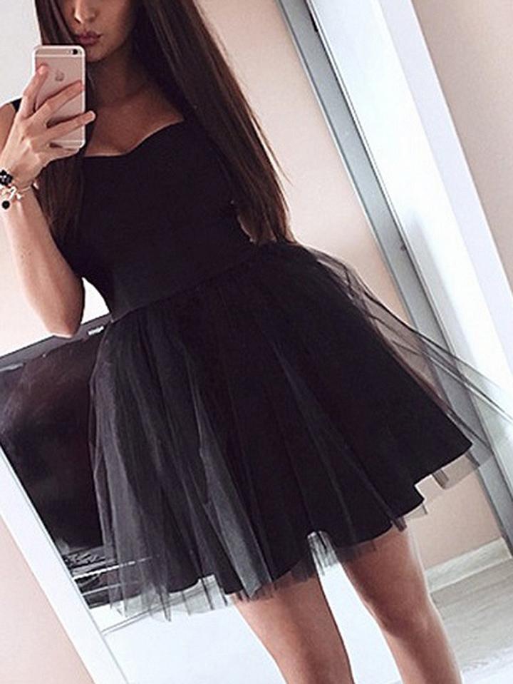 Choies Black Sheer Mesh Panel Zip Back Mini Dress