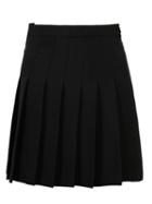 Choies Black High Waist Pleated Mini Skirt
