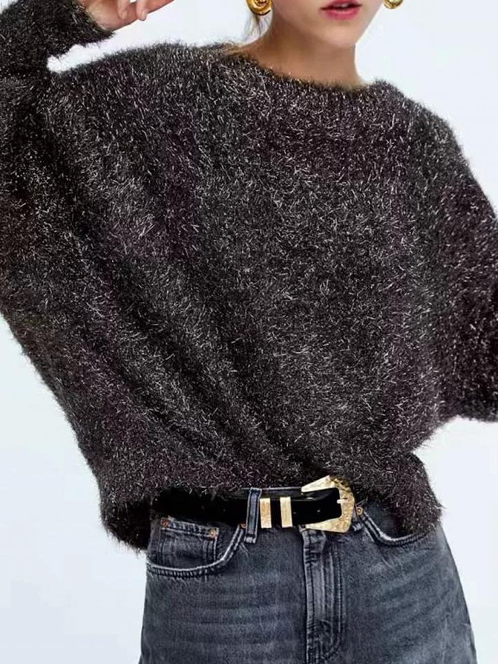 Choies Black Puff Sleeve Chic Women Sweater