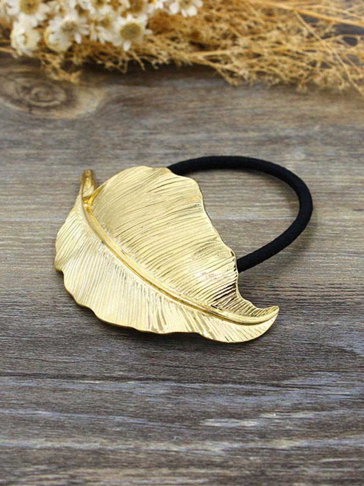 Choies Golden Leaf Detail Hair Band