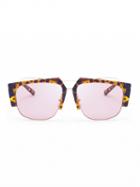 Choies Brown Square Frame Sunglasses