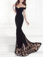 Choies Black Contrast Bandeau Dress