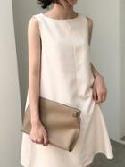 Choies Beige Chiffon Sleeveless Chic Women Mini Dress