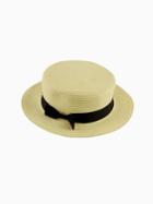 Choies Straw Boater Hat