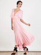 Choies Pink Multiway Maxi Dress