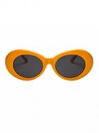 Choies Yellow Round Frame Sunglasses