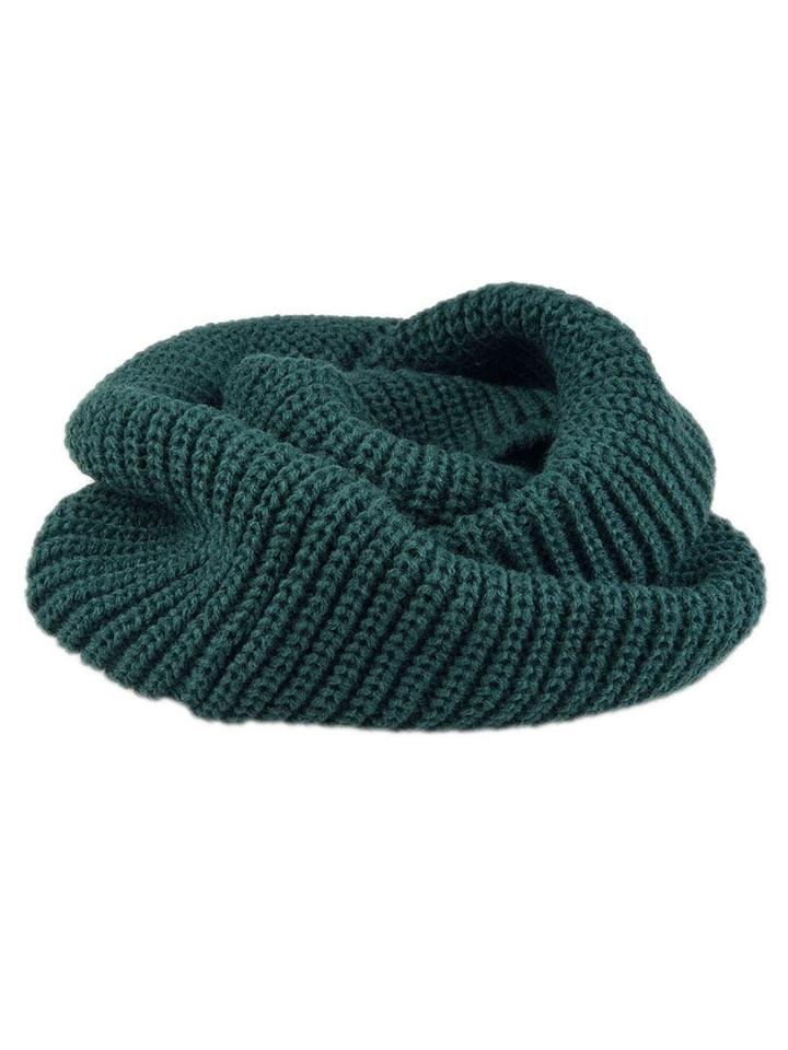 Choies Olive Knit Funnel Snood