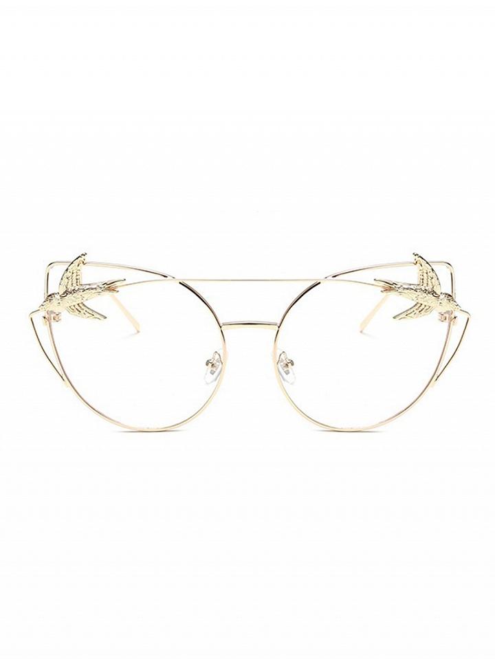 Choies Gold Cat Eye Sunglasses