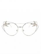 Choies Silver Cat Eye Sunglasses
