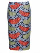 Choies Multicolor High Waist Pencil Skirt