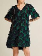 Choies Green V-neck Tassel Strap Mini Dress