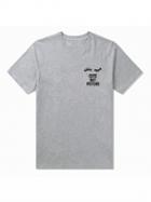 Choies Gray Eyelash Print Short Sleeve T-shirt