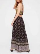 Choies Black Halter Cut Out Open Back Wide Leg Boho Jumpsuit