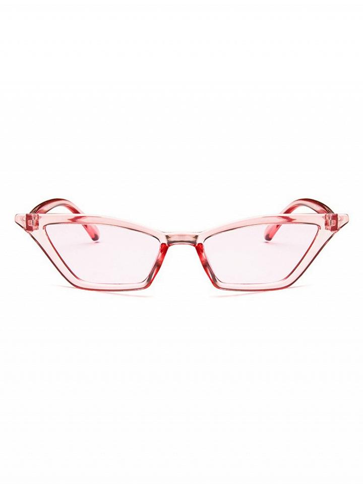 Choies Pink Cat Eye Frame Sunglasses