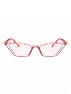 Choies Pink Cat Eye Frame Sunglasses