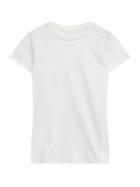 Choies White Round Neck Short Sleeve Basic T-shirt