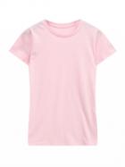 Choies Pink Round Neck Short Sleeve Basic T-shirt