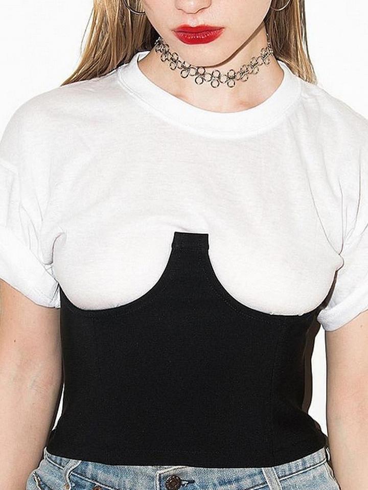Choies Black Underwired Corset Belt