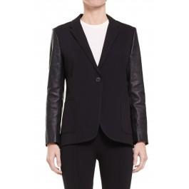 Citizens Of Humanity Blazer With Leather In Black