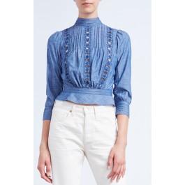 Citizens Of Humanity Josie Blouse In Chambray