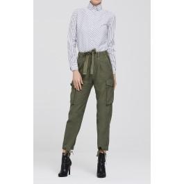 Citizens Of Humanity Zoey High Waist Cargo In Sergeant Green