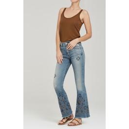 Citizens Of Humanity Fleetwood Flare Cut-off Crop In Ethnic Miramar