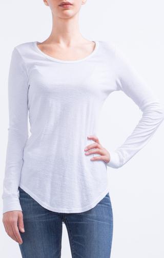 Citizens Of Humanity Ellie Long Sleeve T-shirt In White
