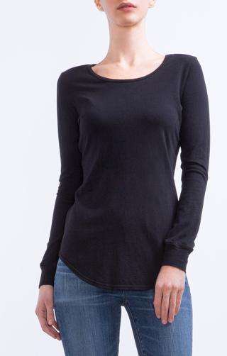 Citizens Of Humanity Ellie Long Sleeve T-shirt In Black
