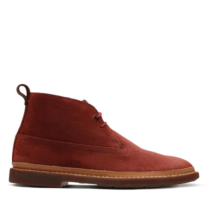 Clarks Trace Seam - Brick Red - Mens 8