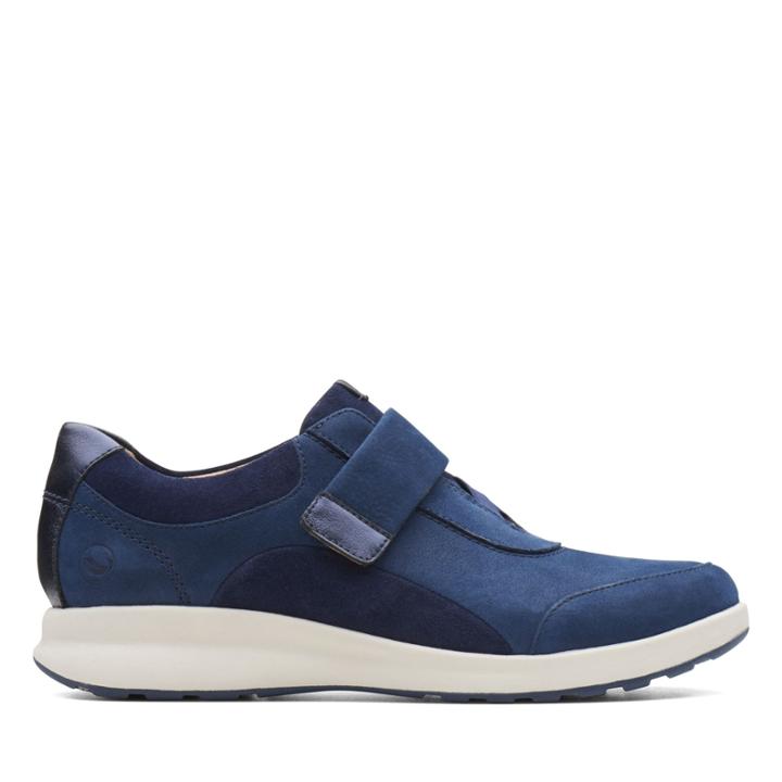 Clarks Un Adorn Lo - Navy Combination - Womens 5