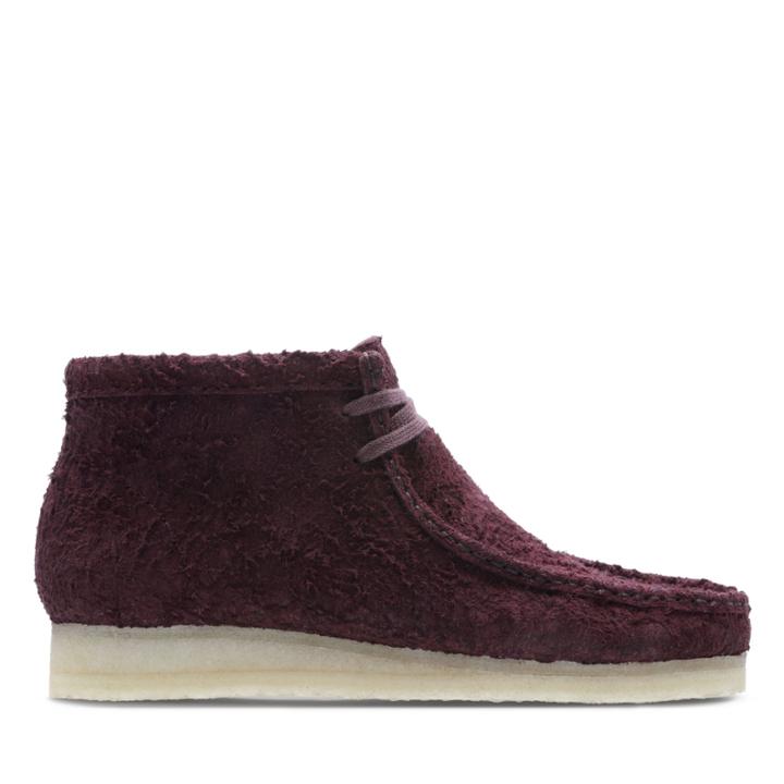 Clarks Wallabee Boot - Burgundy Interest - Mens 7