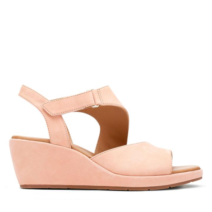 Clarks Un Plaza Sling - Peach Nubuck - Womens 6