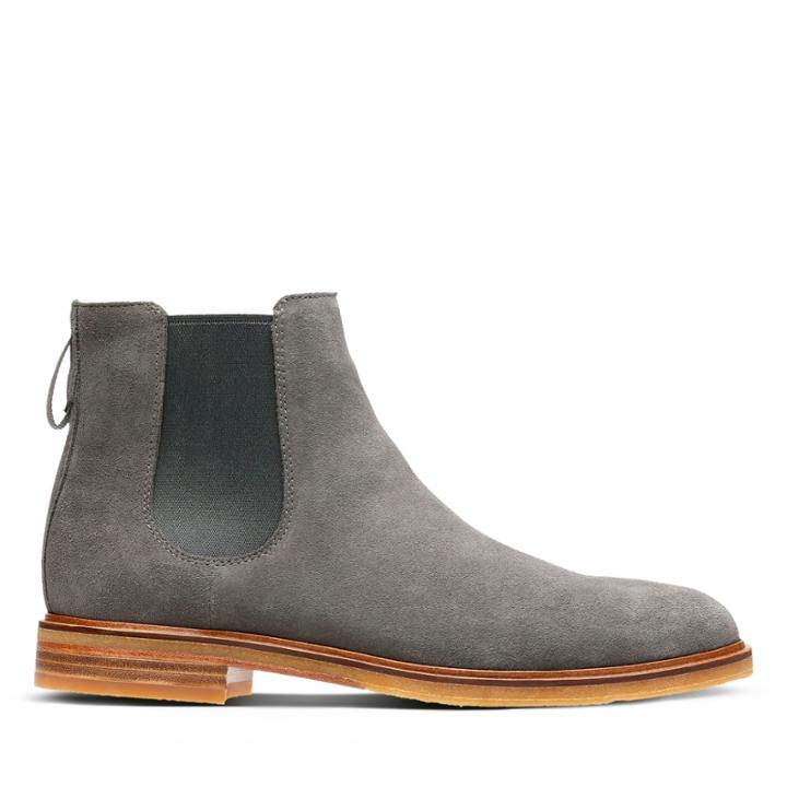 Clarks Clarkdale Gobi - Grey Suede - Mens 12