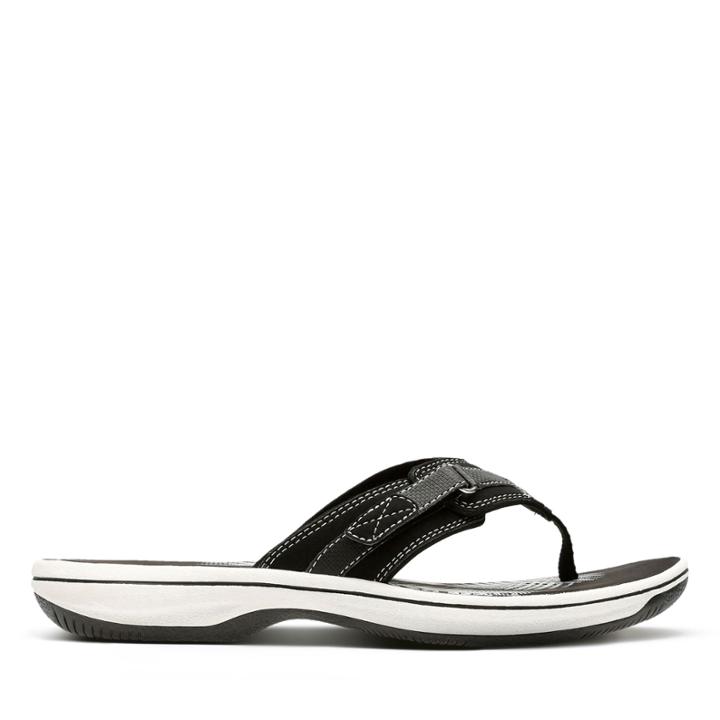 Clarks Breeze Sea - Black Synthetic - Womens 11