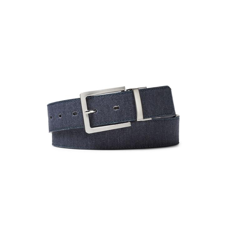 Clarks Canvas Belt - Blue - Mens Accessories 38