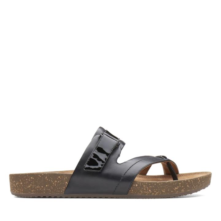 Clarks Rosilla Trent - Black Leather - Womens 8